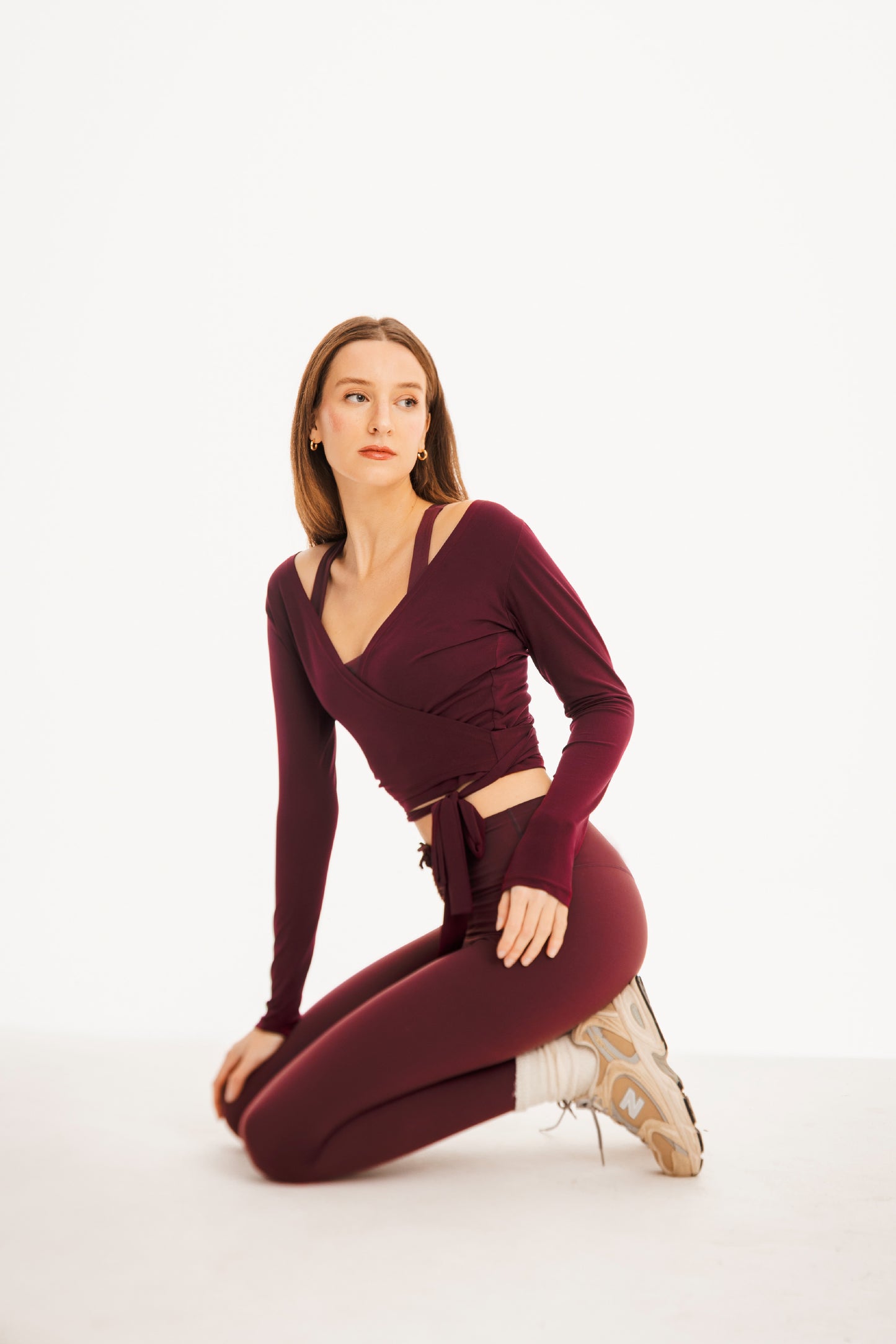 GRAPE GLAZE BALLERINA WRAP ÜST