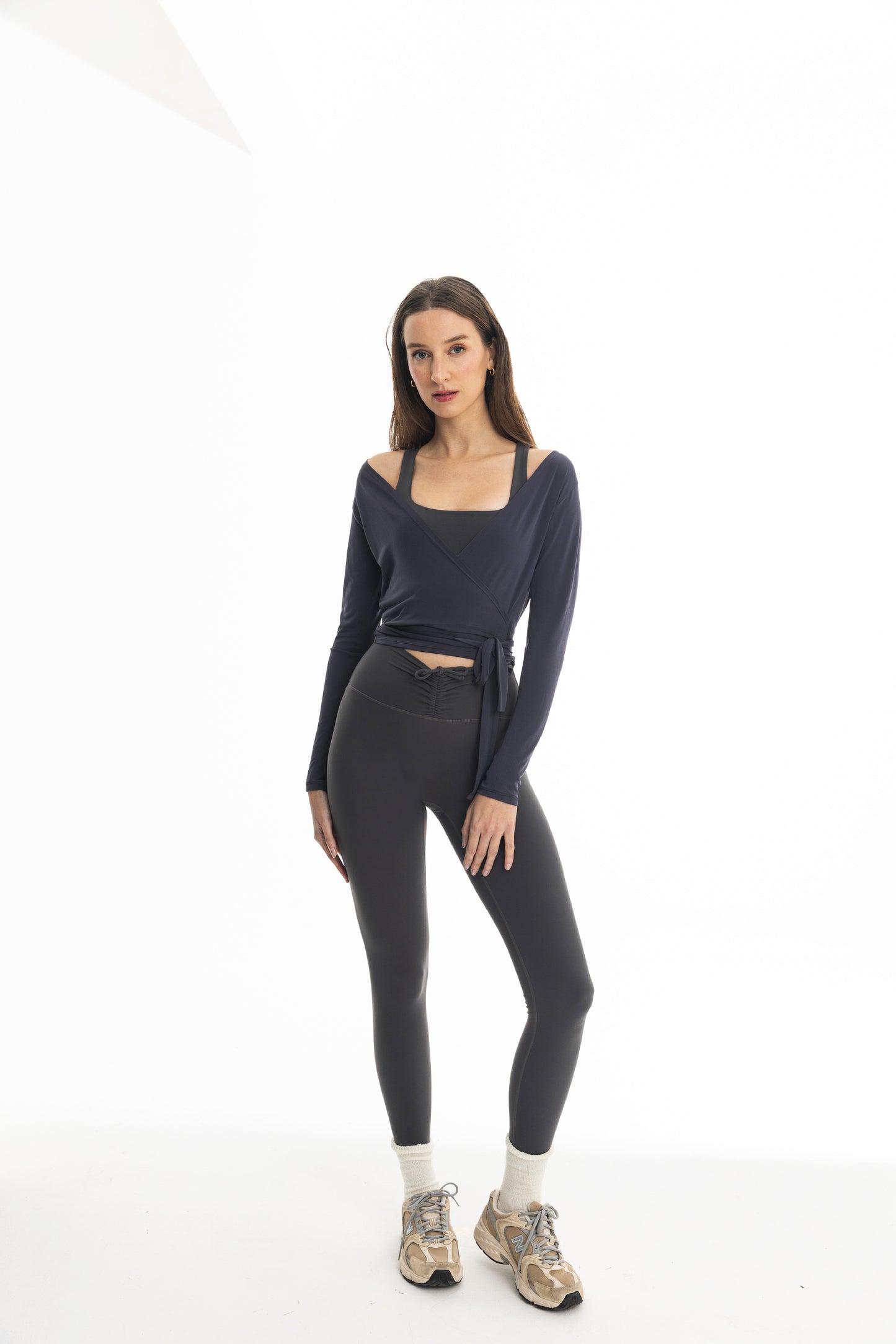 MINERAL GREY BALLERINA WRAP ÜST