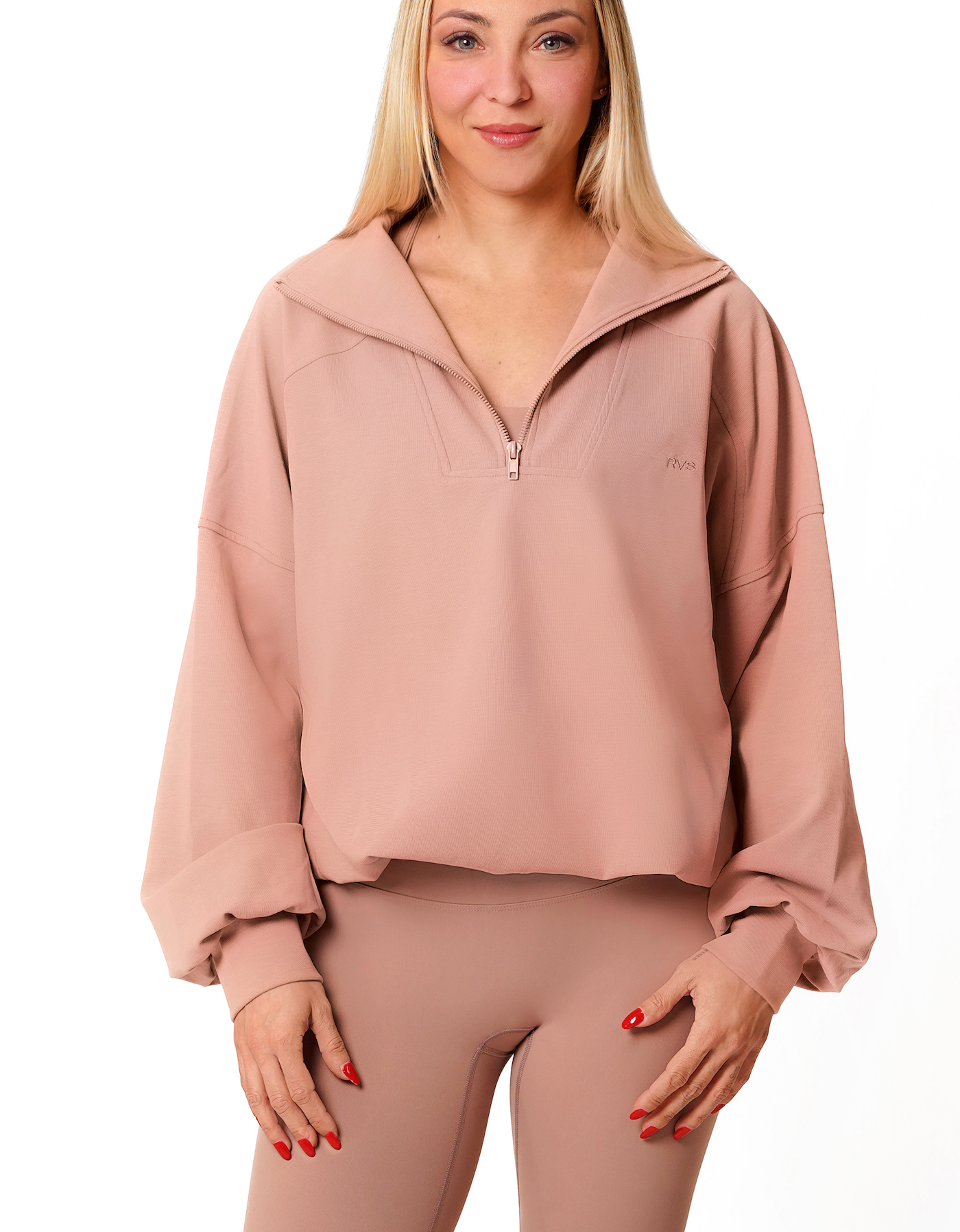 MAUVE ROSE OVERSIZE SWEATSHIRT / Limited Edition