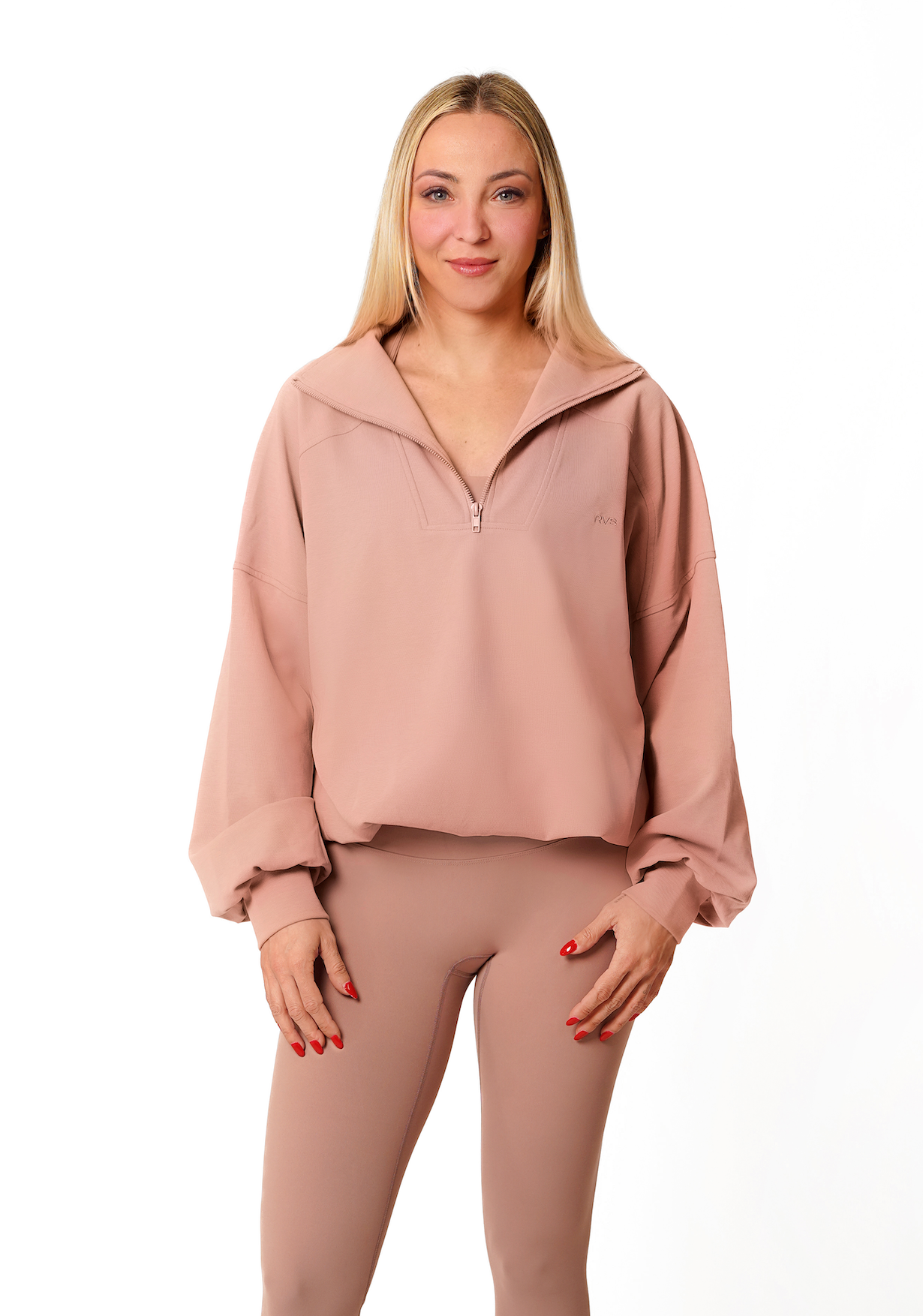 MAUVE ROSE OVERSIZE SWEATSHIRT / Limited Edition